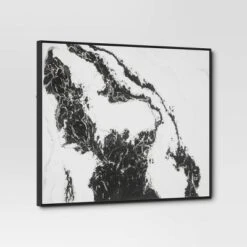 30" X 24" 2pk Marble Framed Printed Canvases Black/Tan - Threshold™ -Best Home Decoration GUEST ee8dbcd4 3a77 400f a328 31e7ac7d6acd