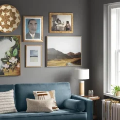 20" X 16" The Thankful Poor By Henry Ossawa Tanner Vintage Framed Wall Cotton Canvas Gold - Threshold™