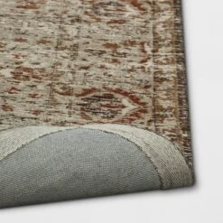 Oakton Jacquard Chenille Area Rug Rust - Threshold™ -Best Home Decoration GUEST f0949422 66b9 4868 a3c9 482240ac7f6a