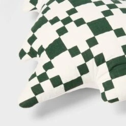 Holiday Tree Shaped Decorative Throw Pillow Green - Threshold™ -Best Home Decoration GUEST f0e7e807 d55b 44f8 9c28 86a2fc59de58