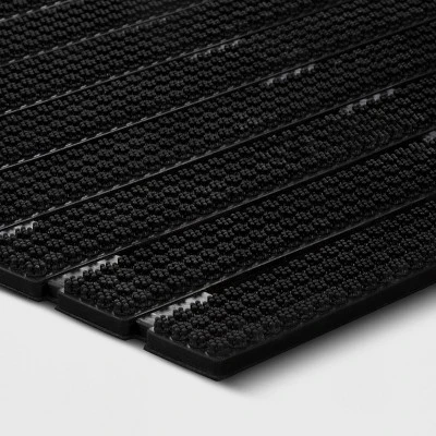 1'6"x2'6" Rubber Bristle Boot Scrapping Doormat - Threshold™ 4 1'6"x2'6" Rubber Bristle Boot Scrapping Doormat - Threshold™ - Image 2