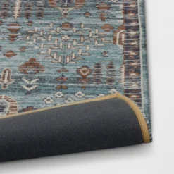 5'x7' Woven Flatweave Area Rug Blue - Threshold™ -Best Home Decoration GUEST f1e99fa8 a729 48e7 b212 b01dec6deefc