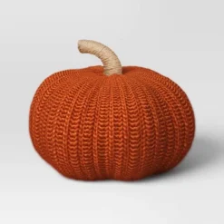 Knit Pumpkin With Jute Stem Novelty Throw Pillow - Threshold™ -Best Home Decoration GUEST fe3b2d21 80c5 4050 8e32 8720c3b4b035