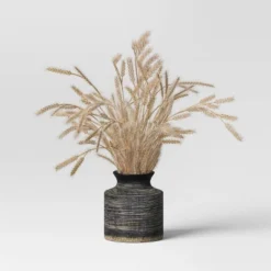 Grass Arrangement In Ceramic Pot Black - Threshold™ -Best Home Decoration GUEST feadbbf9 25c2 45e5 ba31 61ab6f1faca8